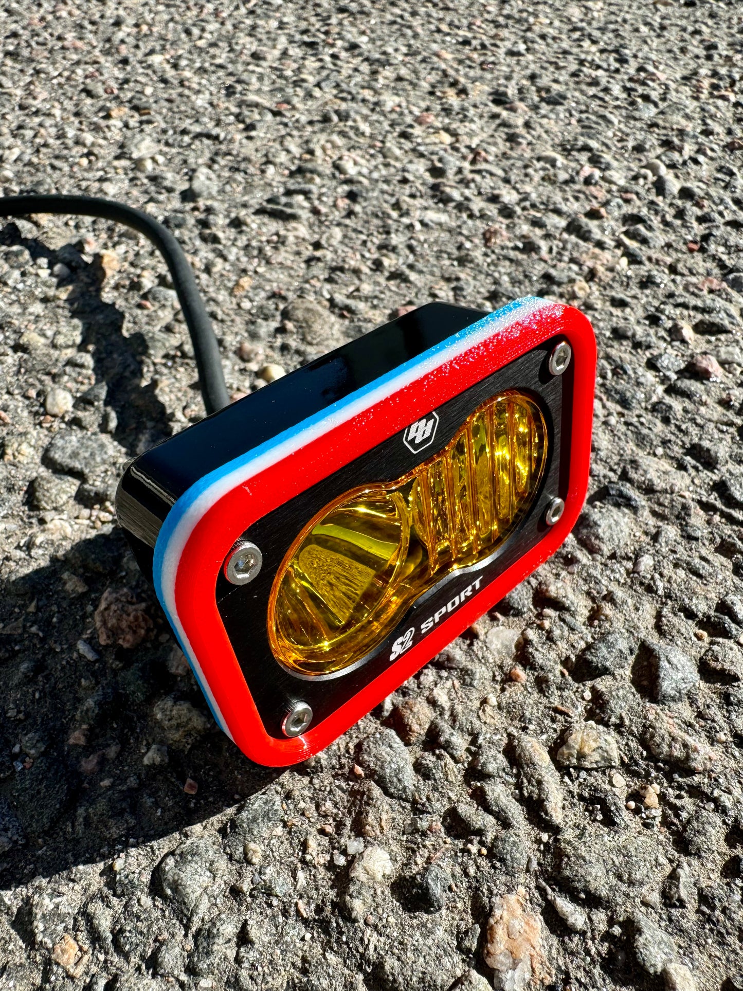 TRI-COLOR Rock Bumpers: Baja Designs LED Cover (Pair)